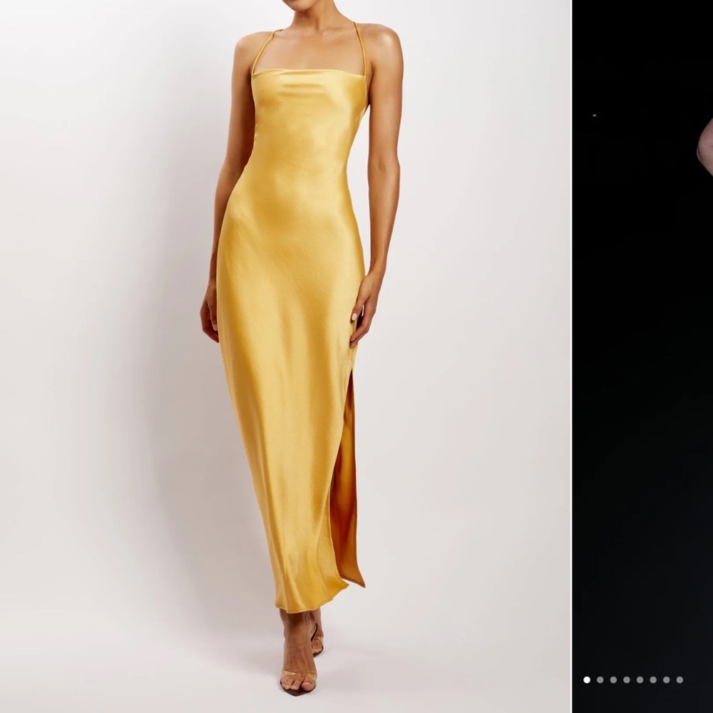 MESHKI Sydney slip maxi dress
